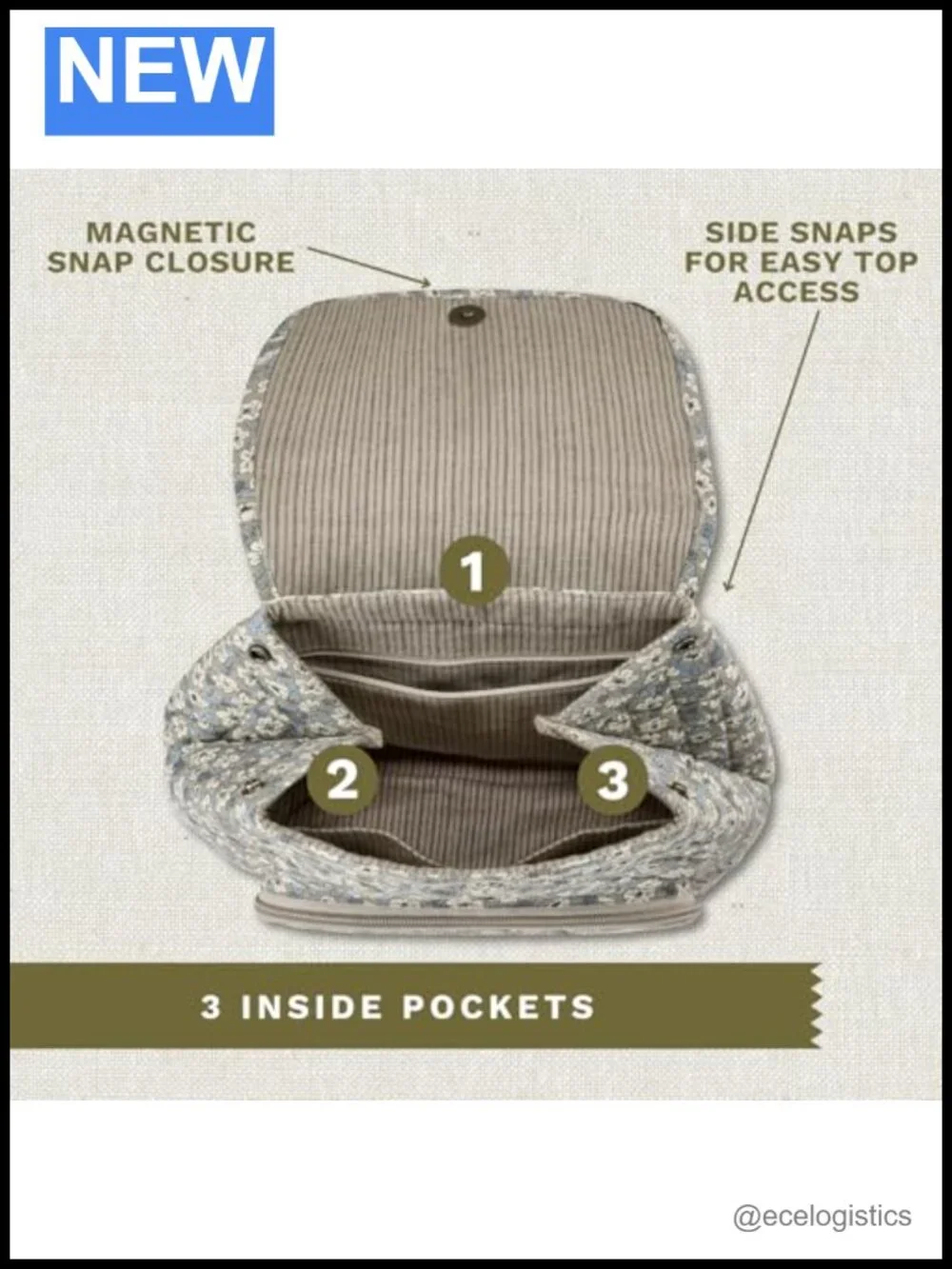 Quilted Mini Backpack Purse for Women, Hands-Free Bag with 6 Pockets
